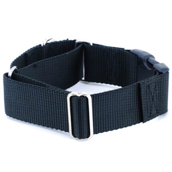 Collar martingala con hebilla para perro Nylon de nailon, 1.5 pulg. de ancho, foto 1
