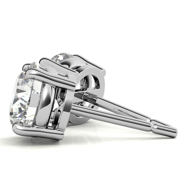 2.00 CTW Lab-Grown Diamond Stud Earrings in Silver, photo 2