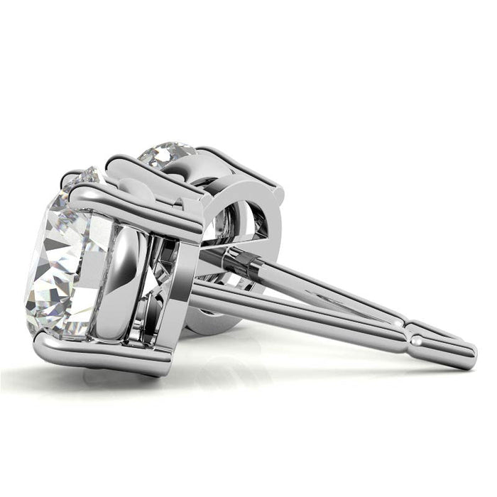 2.00 CTW Lab-Grown Diamond Studs, Optional AGI Certificate, photo 3