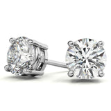 3.50 CTW E-F Color Lab-Grown Diamond Studs in 14K Gold
