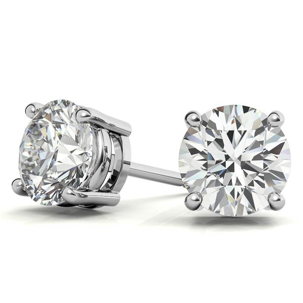 2.00 CTW Lab-Grown Diamond Stud Earrings in Silver, photo 1