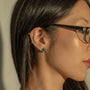 Aretes de botón Wink dispares, foto 2