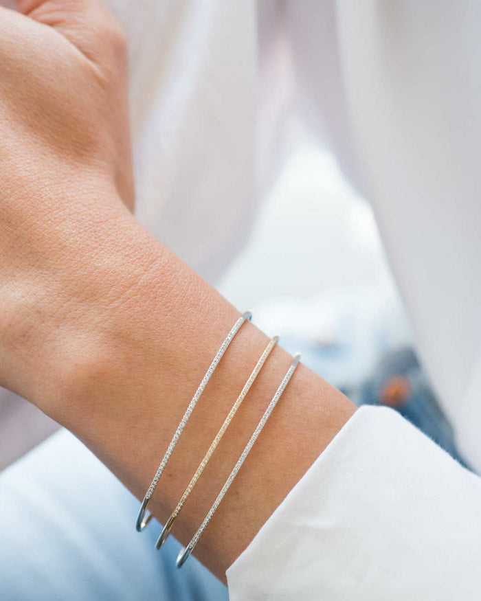 Pave Diamond Cuff Bracelet, photo 3