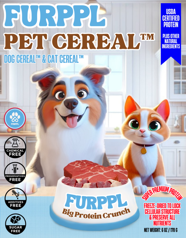 New! FURPPL’s Pet Cereal™, Dog Cereal™ & Cat Cereal™, Welcome Kit