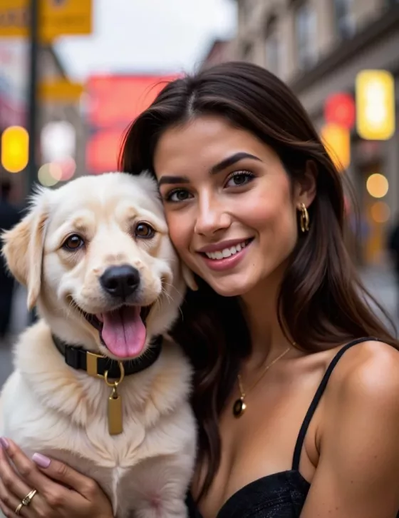 FURPPL Product, Gold knecklace and blockchain dog tag