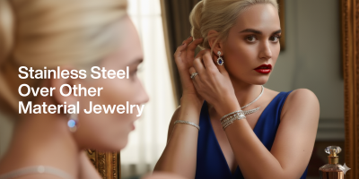 Stainless Steel Over Other Material Jewelry