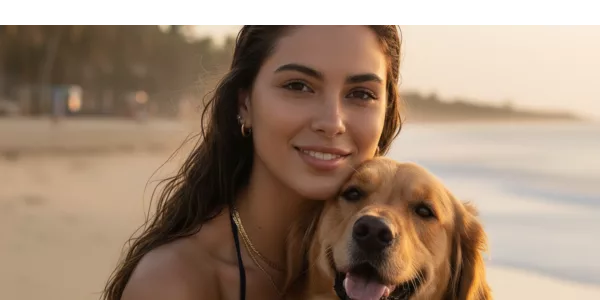 dog with genz girl