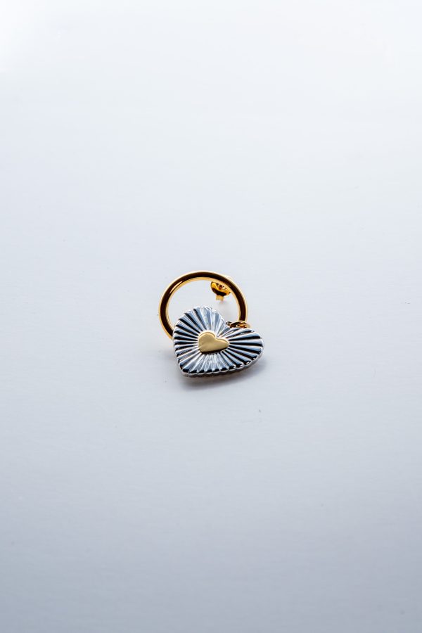 Radiant Heart Hoop Earrings III